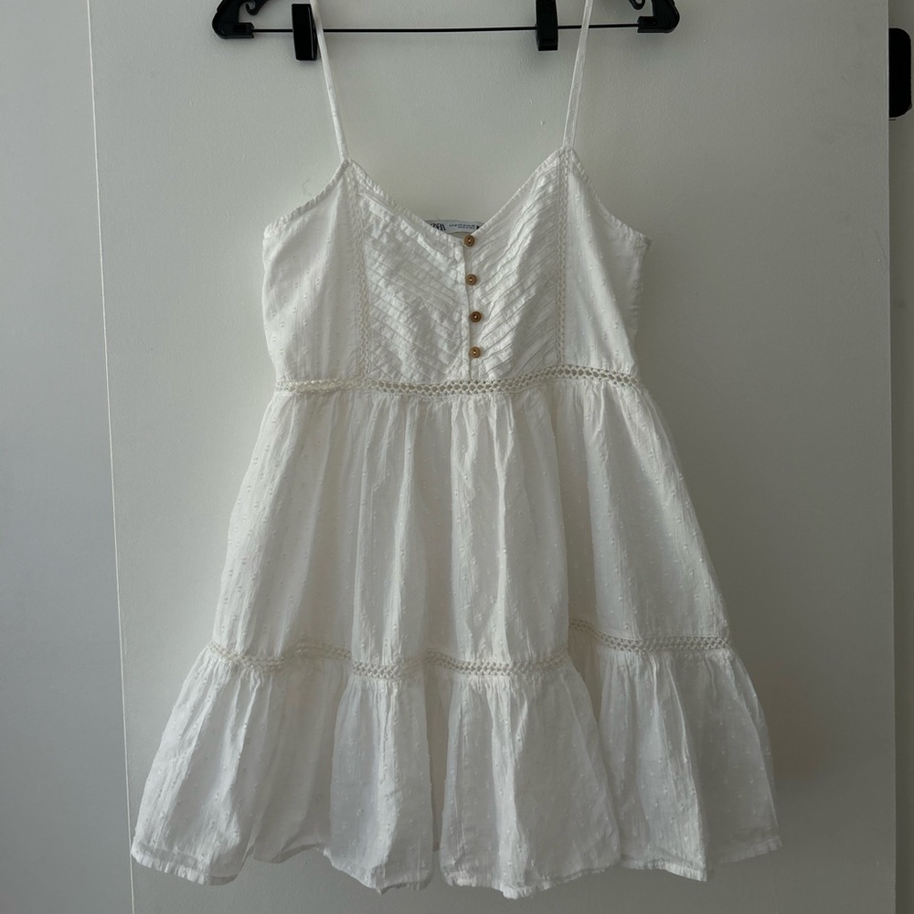 Zara mini white dress